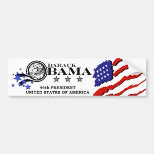 Barack Obama 44th President Bumper Sticker