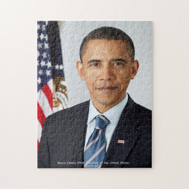 Barack Obama 44th President of the United States Jigsaw Puzzle (Vertical)