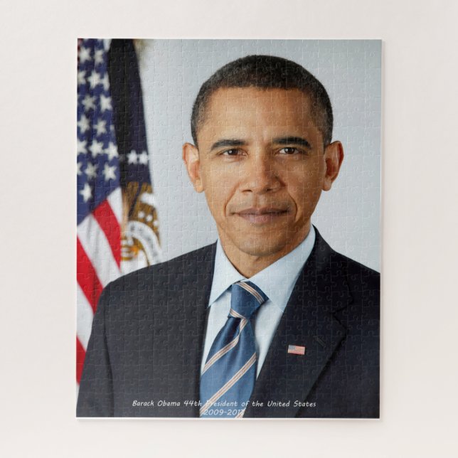 Barack Obama 44th President of the United States Jigsaw Puzzle (Vertical)