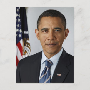 BARACK OBAMA 44th President of the United States Postcard