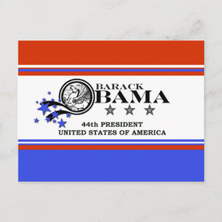 Barack Obama 44th President Postcard