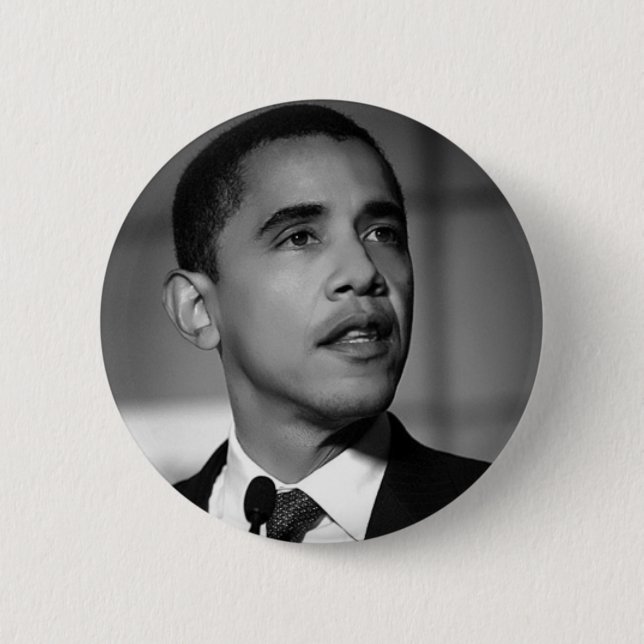 barack obama 6 cm round badge (Front)