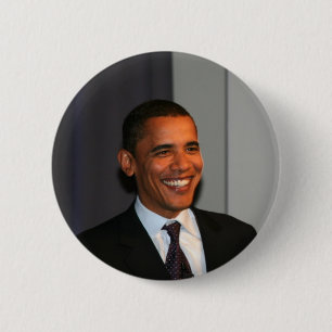 Barack Obama 6 Cm Round Badge