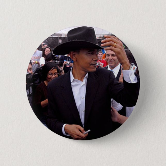 Barack Obama 6 Cm Round Badge (Front)