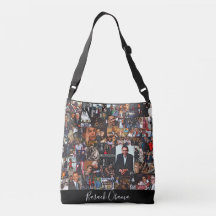 Barack Obama All-Over Cross-Body Tote Bag