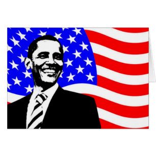 Barack Obama American Flag