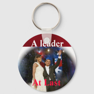 Barack Obama America's Leader Key Ring