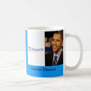 Barack Obama '08 Desktop Wallpaper, Vote f... Coffee Mug