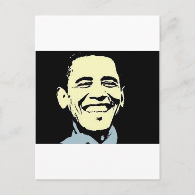 Barack Obama Art Postcard (Front)