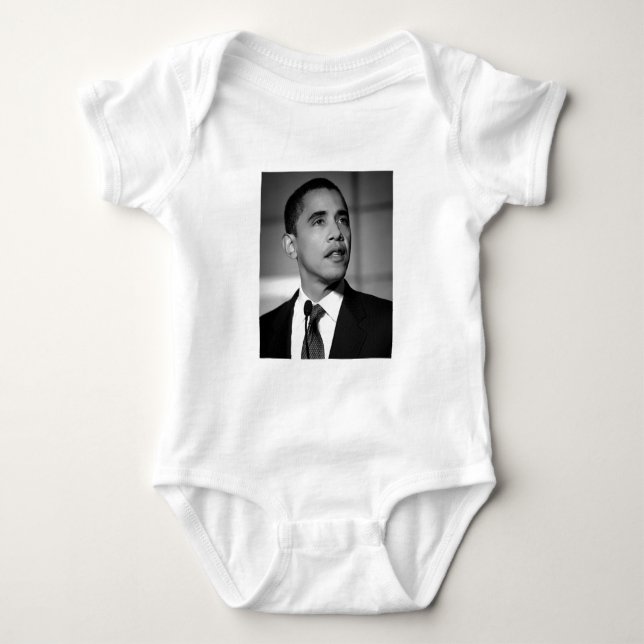 Barack Obama Baby Bodysuit (Front)