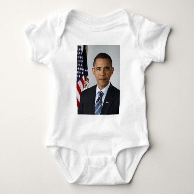 Barack Obama Baby Bodysuit (Front)