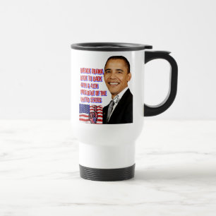 Barack Obama,Back To Back_ Travel Mug