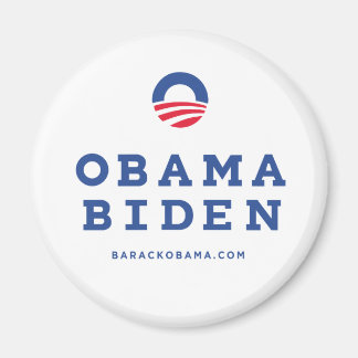 Barack Obama Biden 2012 With "O" Logo Magnet