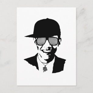 Barack Obama Bling Postcard
