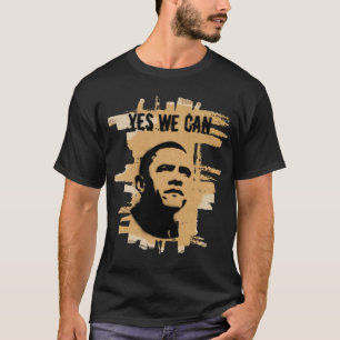 Barack Obama (Both sides) Stencil Cardboard T-Shirt