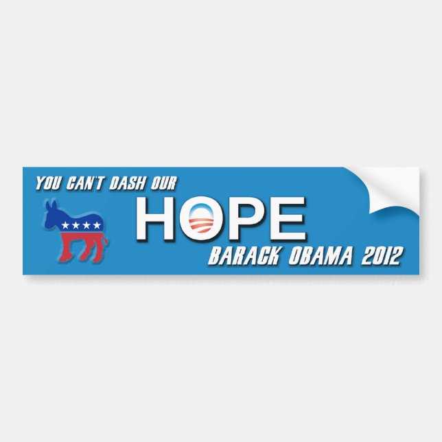 Barack Obama Bumper Sticker (Front)