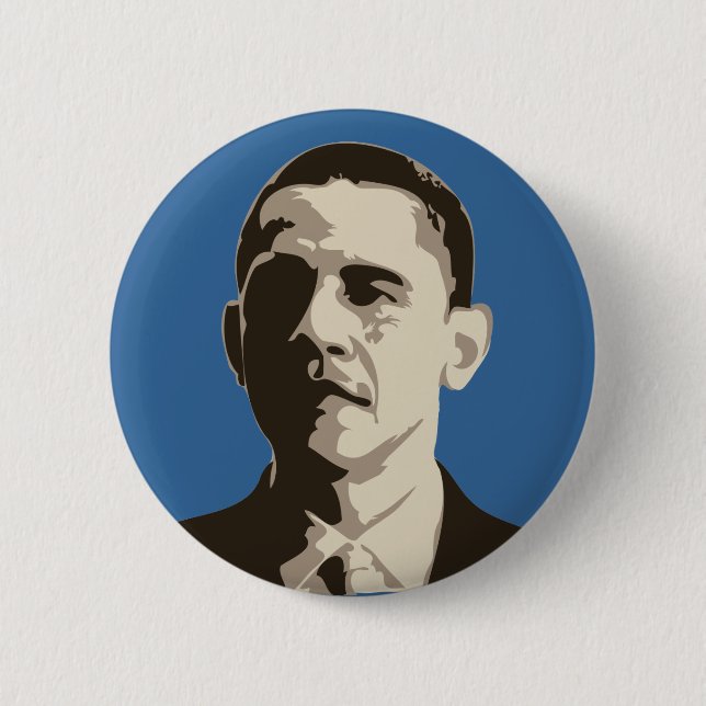 Barack Obama Campaign Button (Front)