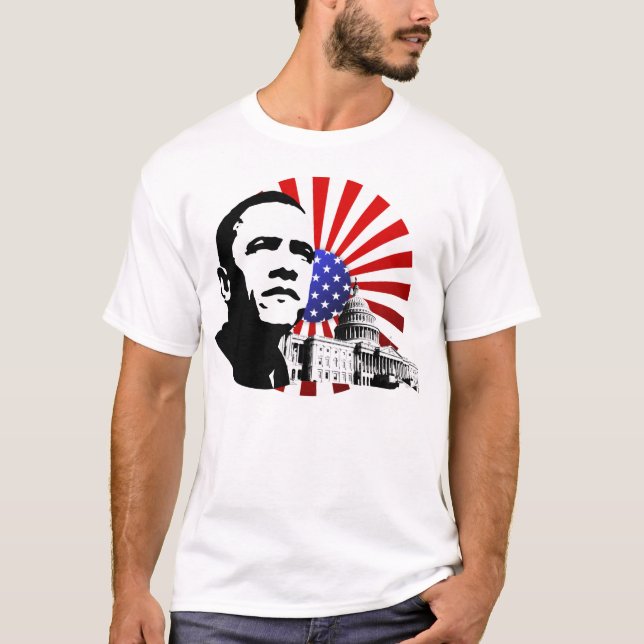 Barack Obama Capitol T-Shirt (Front)