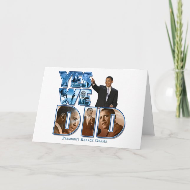 Barack Obama Card (Front)