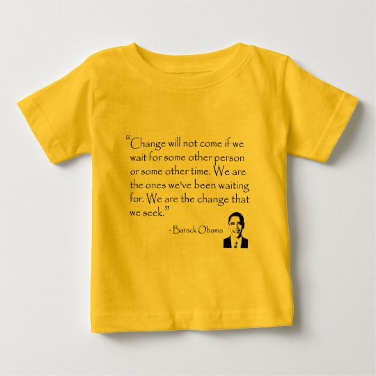 Barack Obama - CHANGE merchandise Baby T-Shirt