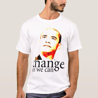 Barack Obama change yes we can T-Shirt
