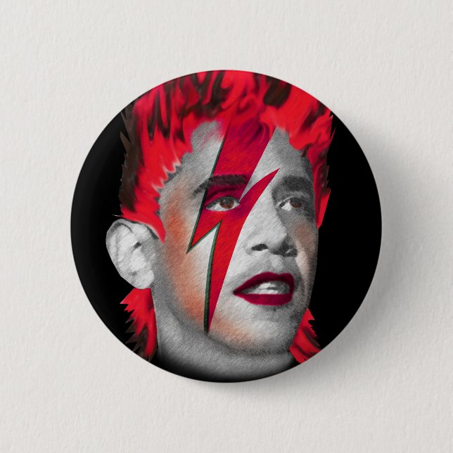 Barack Obama Changes 6 Cm Round Badge (Front)