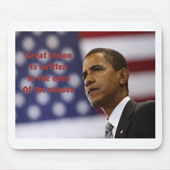 Barack Obama Chosen Mouse Mat (Front)