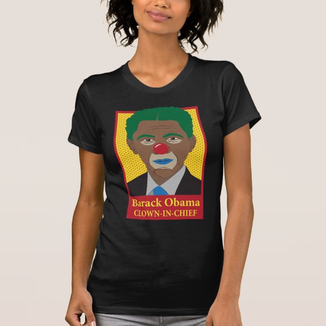 Barack Obama Clown T-Shirt (Front)