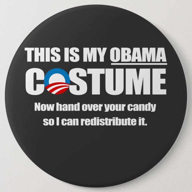 Barack Obama Costume 6 Cm Round Badge (Front)