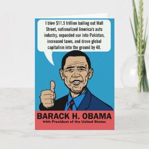 Barack Obama Customisable Card
