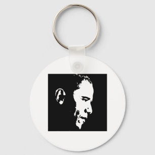 Barack Obama Face Key Ring