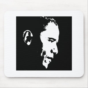 Barack Obama Face Mouse Mat