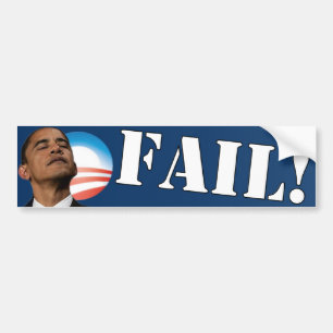 Barack Obama: FAIL Bumper Sticker