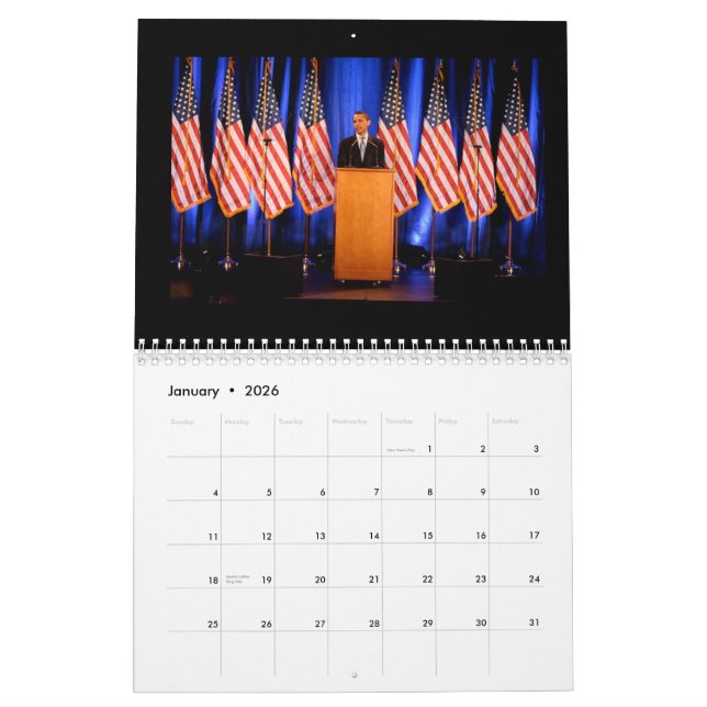 Barack Obama & Family 2009 Calendar (Jan 2026)