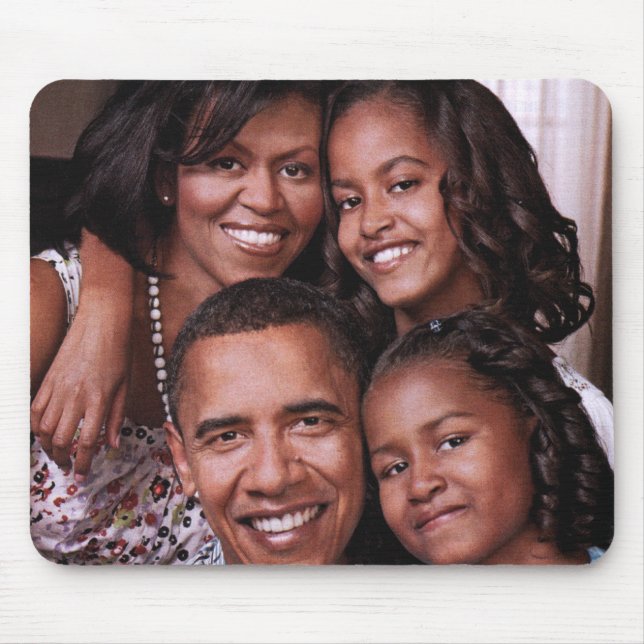 Barack Obama, Family Love_Mousepad Mouse Mat (Front)