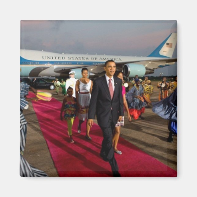 Barack Obama & Family Magnet (Front)