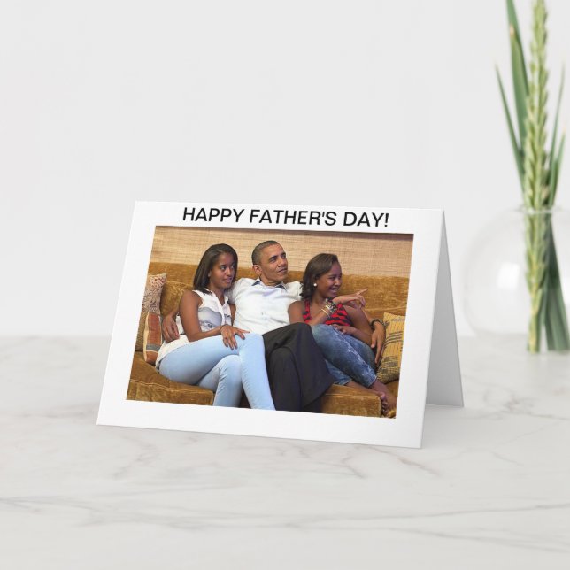 Barack Obama - Father's Day Card (Front)