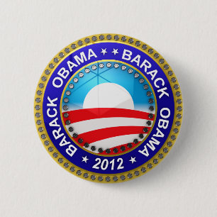 Barack Obama for president 2012 6 Cm Round Badge