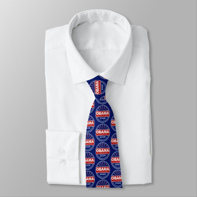 Barack Obama for President 2028 Tie (Tied)
