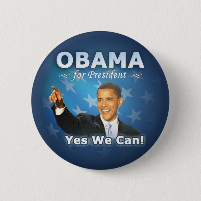 Barack Obama for president 6 Cm Round Badge (Front)