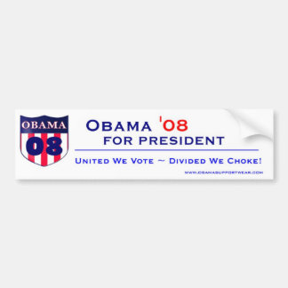 Barack Obama for President Bumper Sticker