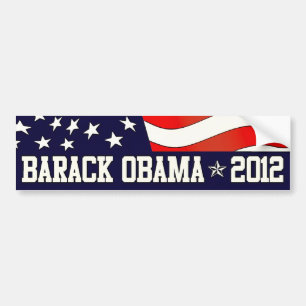 Barack Obama for President in 2012 Bumper Sticker