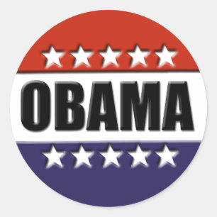 Barack Obama for President Stickers