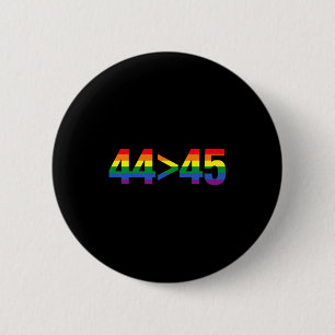 Barack Obama Gay Pride Lgbtq Anti-trump Premium Tr 6 Cm Round Badge