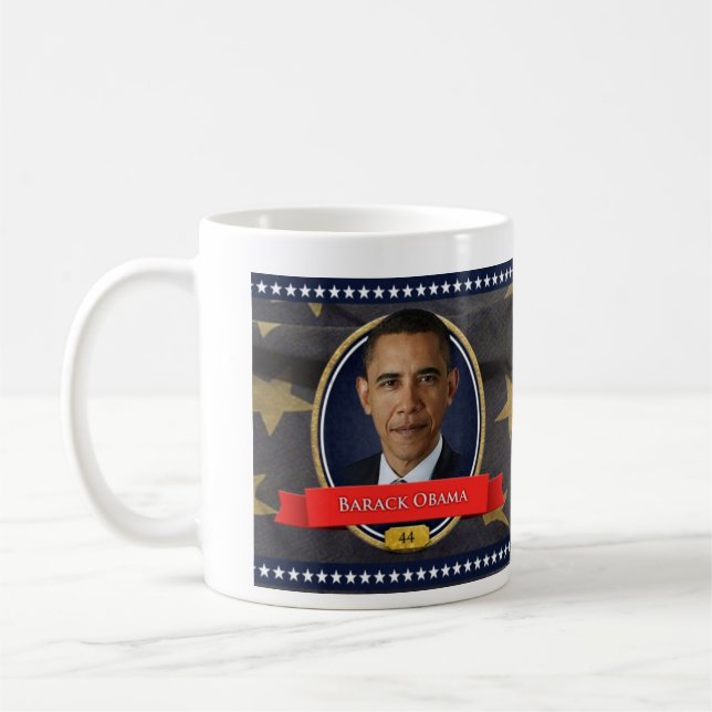Barack Obama Historical Mug (Left)