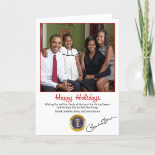 Barack Obama Holiday Card 2010