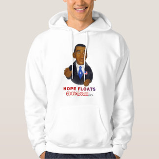 Barack Obama Hope Floats Rubber Duck Hoodie