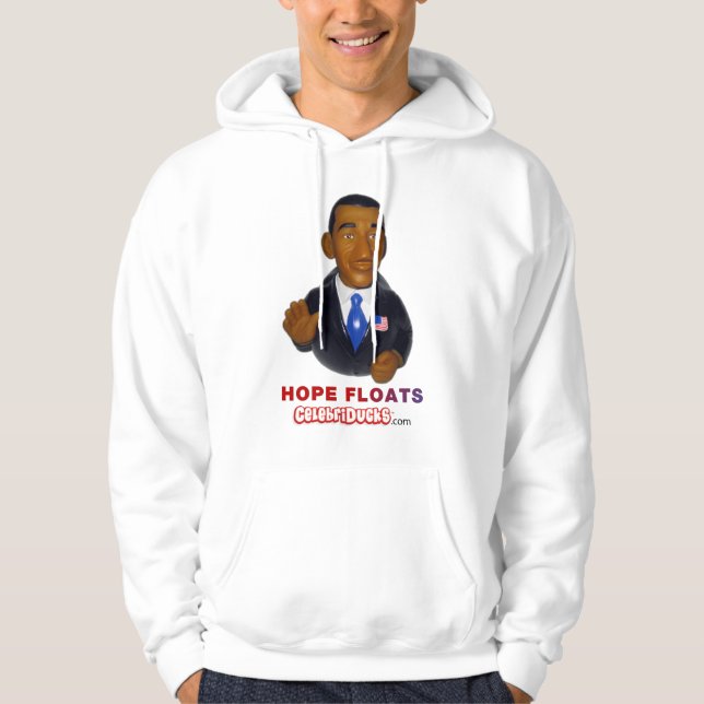 Barack Obama Hope Floats Rubber Duck Hoodie (Front)