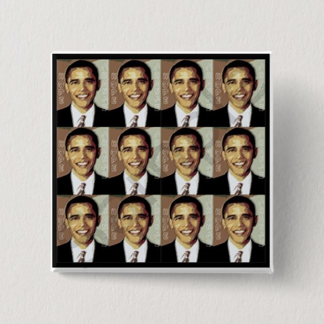BARACK OBAMA  HOPE PIN (Front)