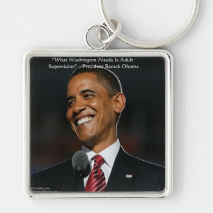 Barack Obama & Humour Quote Gifts & Cards Key Ring